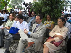 La rangée des officiels La rangée des officiels