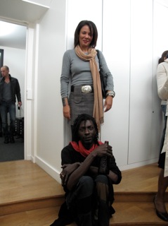 Barbara Préseau et le photographe realisateur senegalais Bouna Medoune Seye - Retrouvailles apres 15 ans