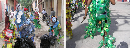 Préparatifs pour le carnaval de Jacmel 2009