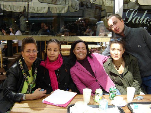 Florence, AJ, Barbara, Anne et Dimitri