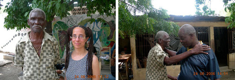 Edgard avec Élodie Barthélémy - Edgard avec Serge Jolimeau / AfricAméricA 2006 (Photos Mireille Aïn) Edgard avec Élodie Barthélémy - Edgard avec Serge Jolimeau / AfricAméricA 2006 (Photos Mireille Aïn)