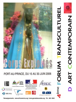 Affiche du Forum AfricAméricA 2006 Affiche du Forum AfricAméricA 2006