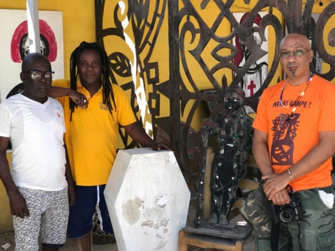 Lhérisson Dubréus en visite à Noailles - Décembre 2020 Lhérisson Dubréus en visite à Noailles - Décembre 2020