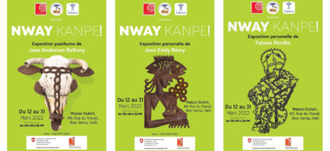 NWAY KANPE ! - Exposition à la Maison Dufort, 12-31 mars 2022 : Bellony, Jean Eddy Rémy, Falaise