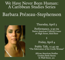 "The fabrication of the creole women, identity and visual arts, works from 1987 to 2014" - Barbara Prezeau