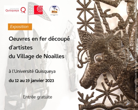 Exposition d'artistes de Noailles à l'Université Quisqueya