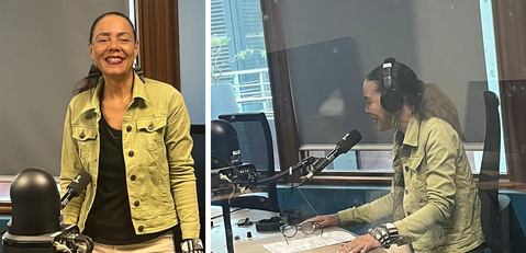 Dans les studios de Martinique Première Dans les studios de Martinique Première