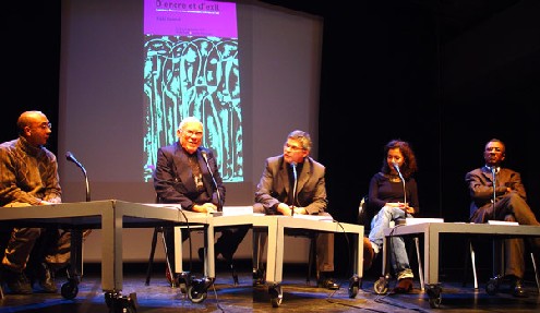 Maxence, Frankétienne, Yves Chemla, Anne Lescot et Laënnec Hurbon