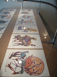 Dessins sur papier de Herve Yemguen (Cameroun) Dessins sur papier de Herve Yemguen (Cameroun)