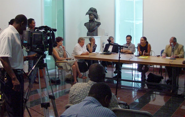Conférence de presse au Ministère de la Culture