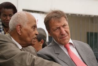 Max Pénette et l'ambassadeur F. Gossetti