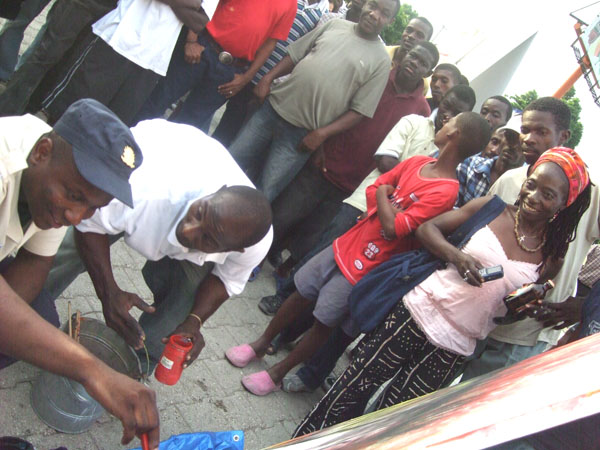 PNH (agent Sully) à l'oeuvre PNH (agent Sully) à l'oeuvre