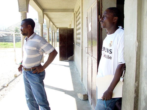 L'équipe de supervision d'AfricAméricA - Réginald Mecklembourg et Joseph Casseus L'équipe de supervision d'AfricAméricA - Réginald Mecklembourg et Joseph Casseus