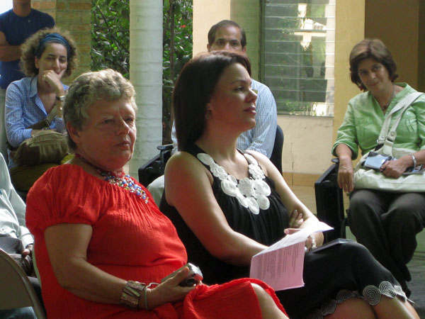 Mireille Ain (chercheuse) et Barbara Prézeau (coordonatrice)